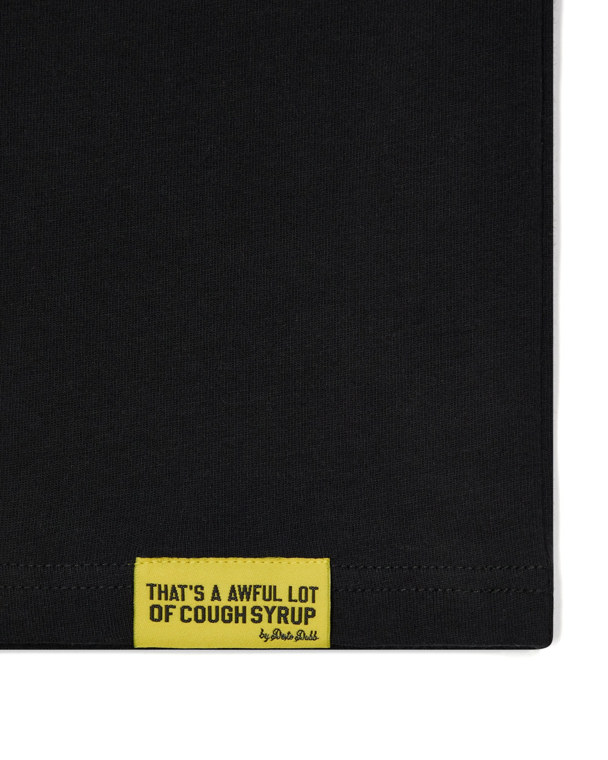 TRAPSTAR X COUGH SYRUP SCRIPT PUFF TEE - BLACK*