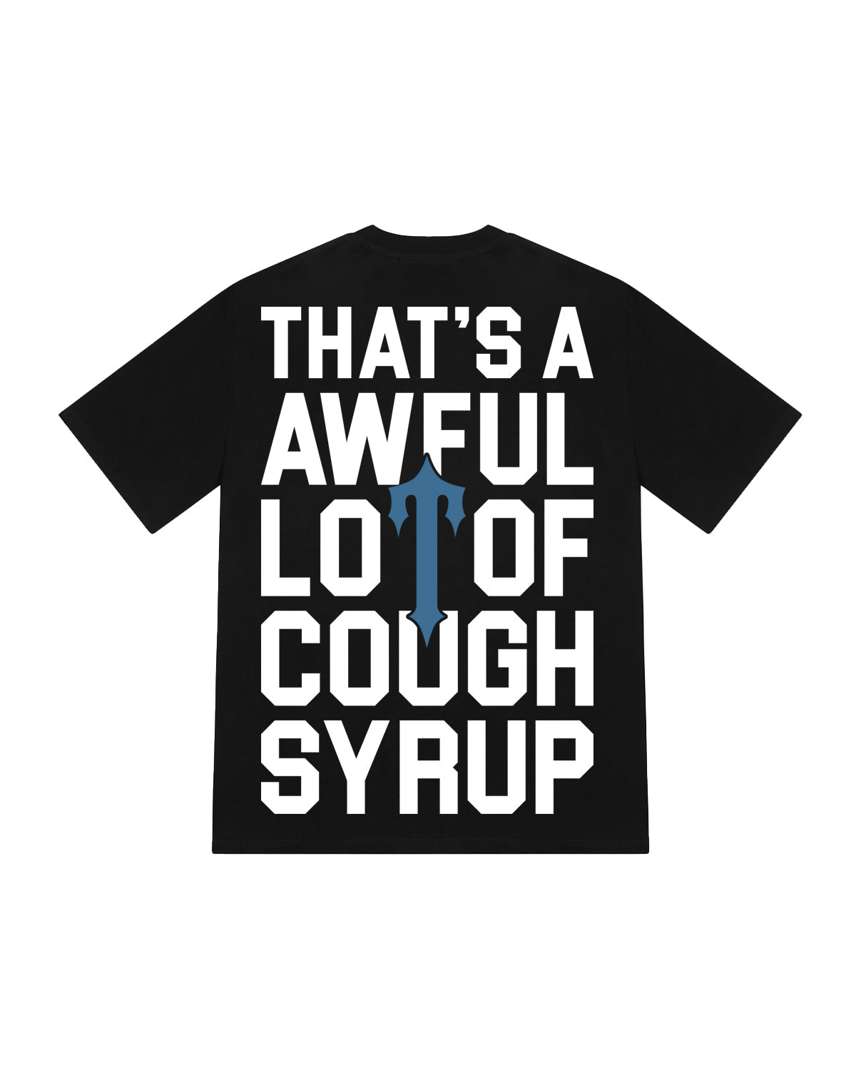 TRAPSTAR X COUGH SYRUP OPENING CEREMONY TEE - BLACK
