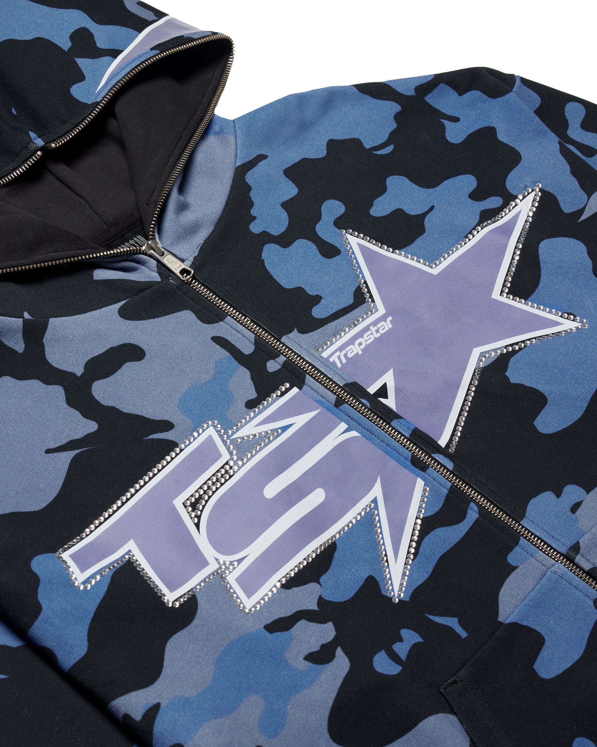 TS STAR CAMO HOODIE - BLUE*