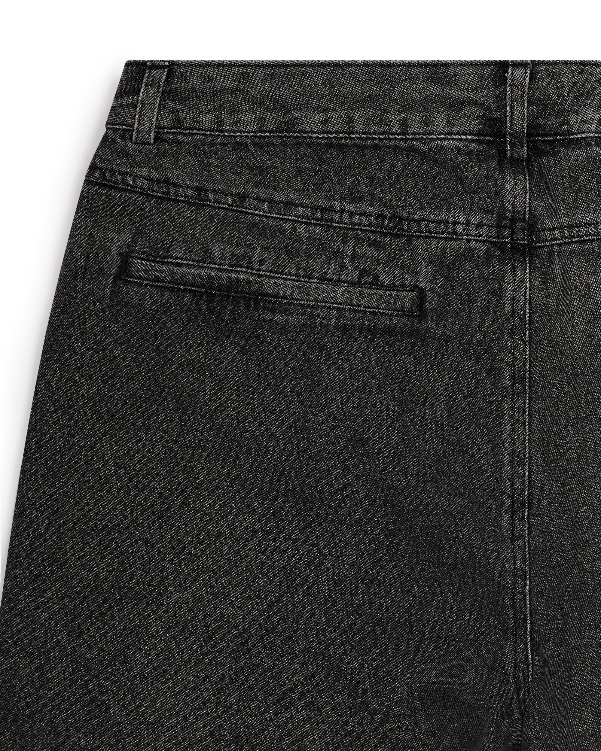 DENIM CARPENTER PANTS - GREY*
