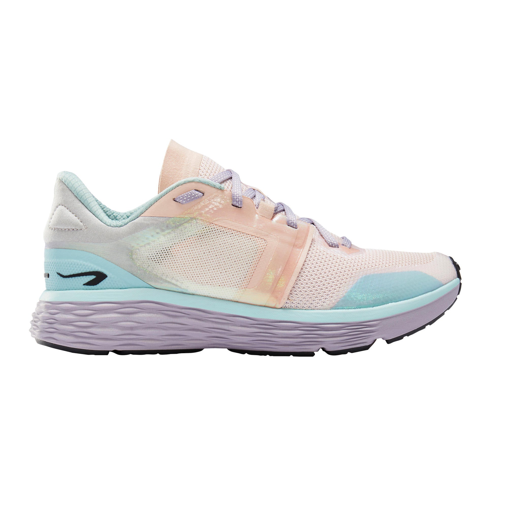 Kalenji Chaussures de course femme Run Support – Multicolore Pastel (Rose, Lilas, Menthe)
