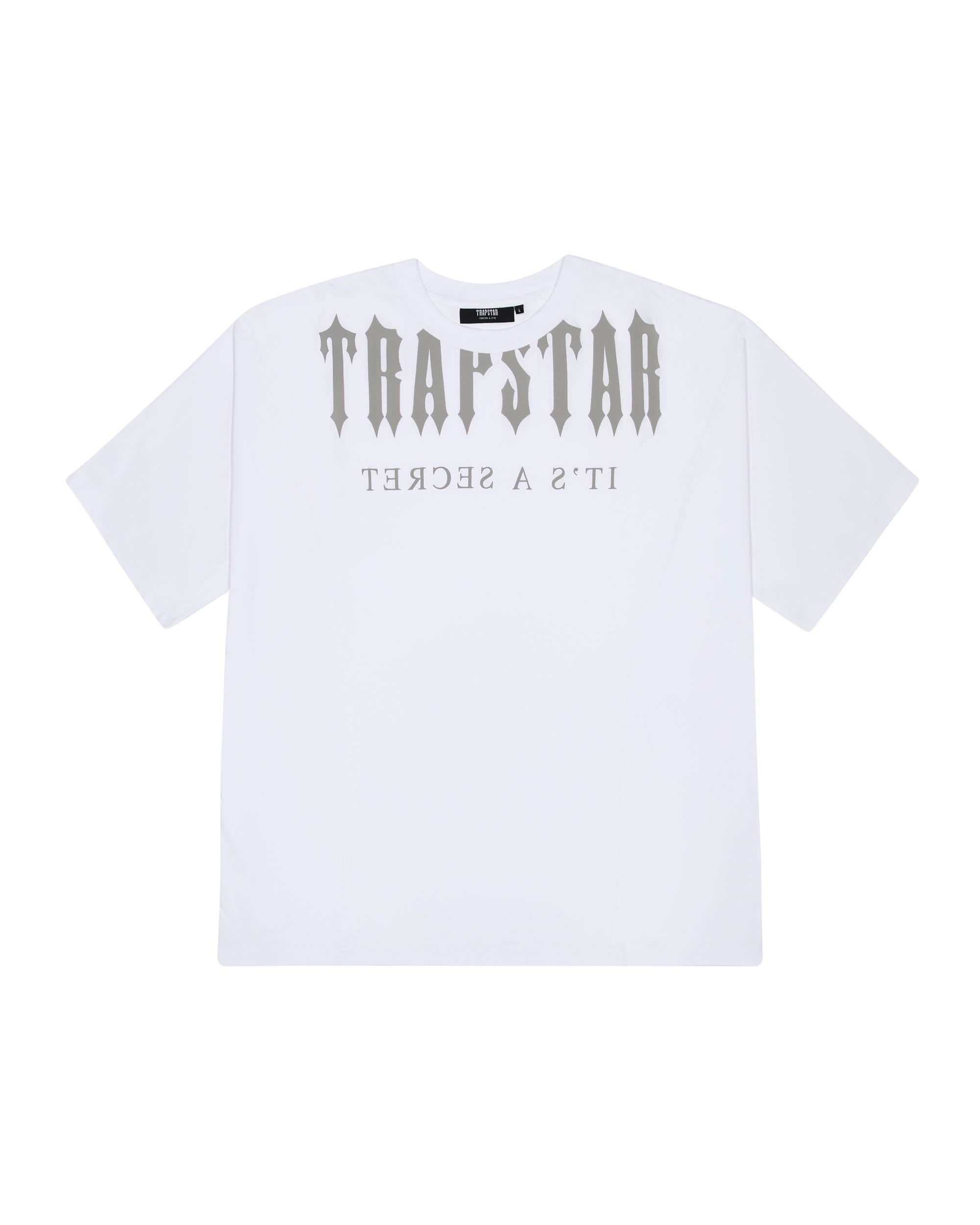 DECONSTRUCTED DECODED TEE - WHITE/GREY