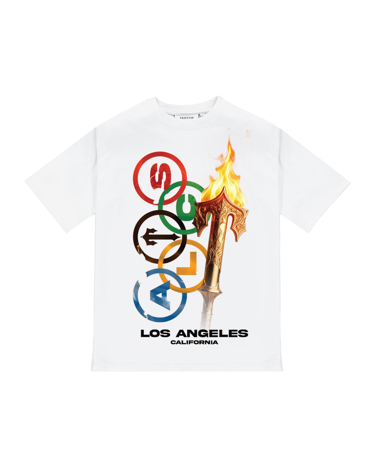 TRAPSTAR × COUGH SYRUP OPENING CEREMONY TEE - WHITE