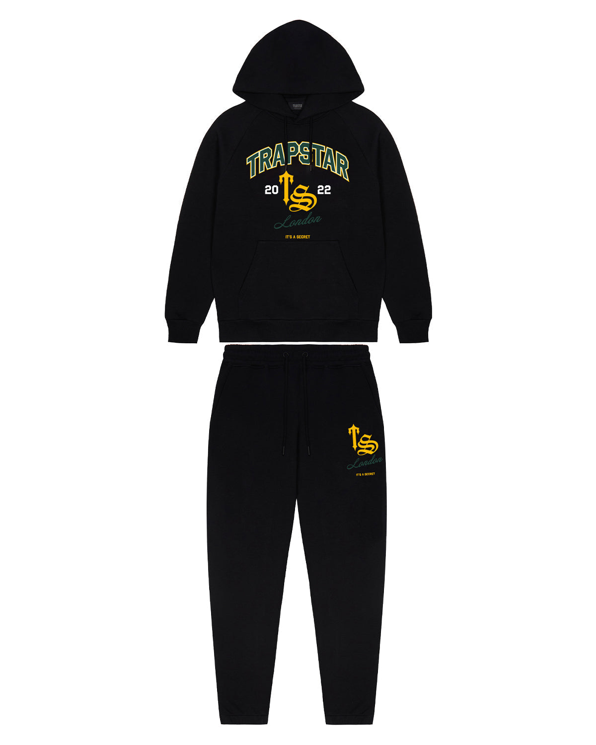 TS VARSITY HOODIE TRACKSUIT - BLACK