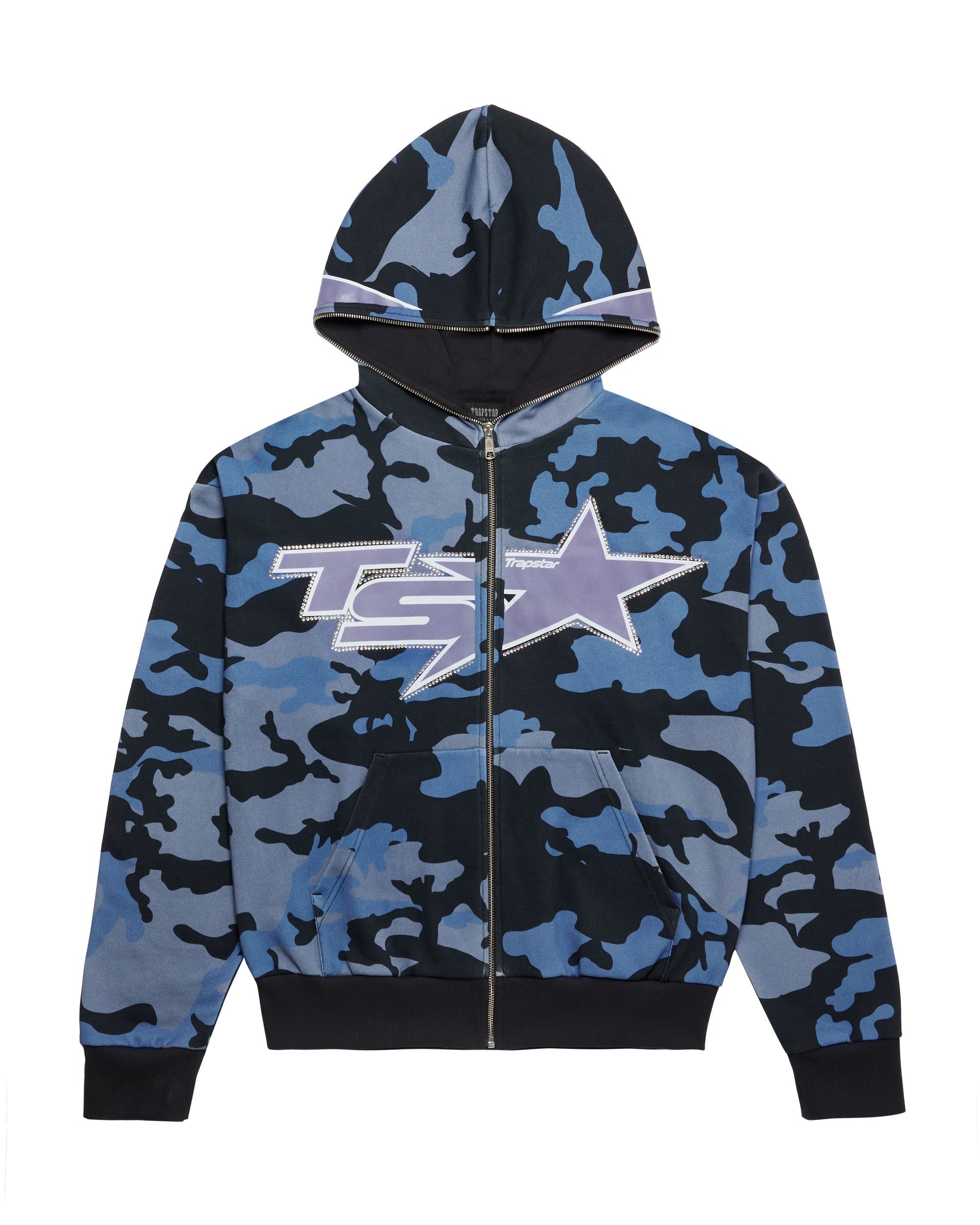 TS STAR CAMO HOODIE - BLUE*