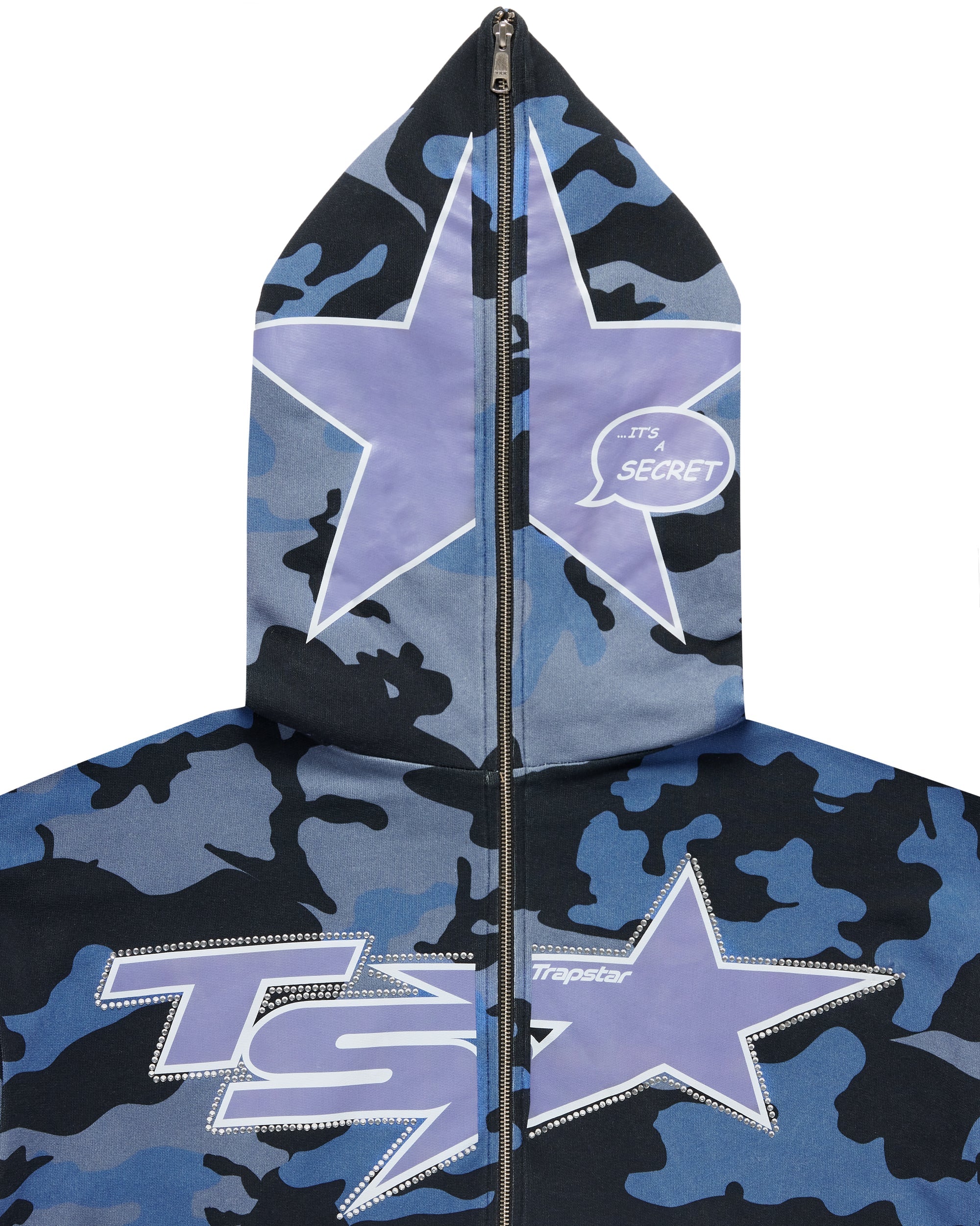 TS STAR CAMO HOODIE - BLUE*