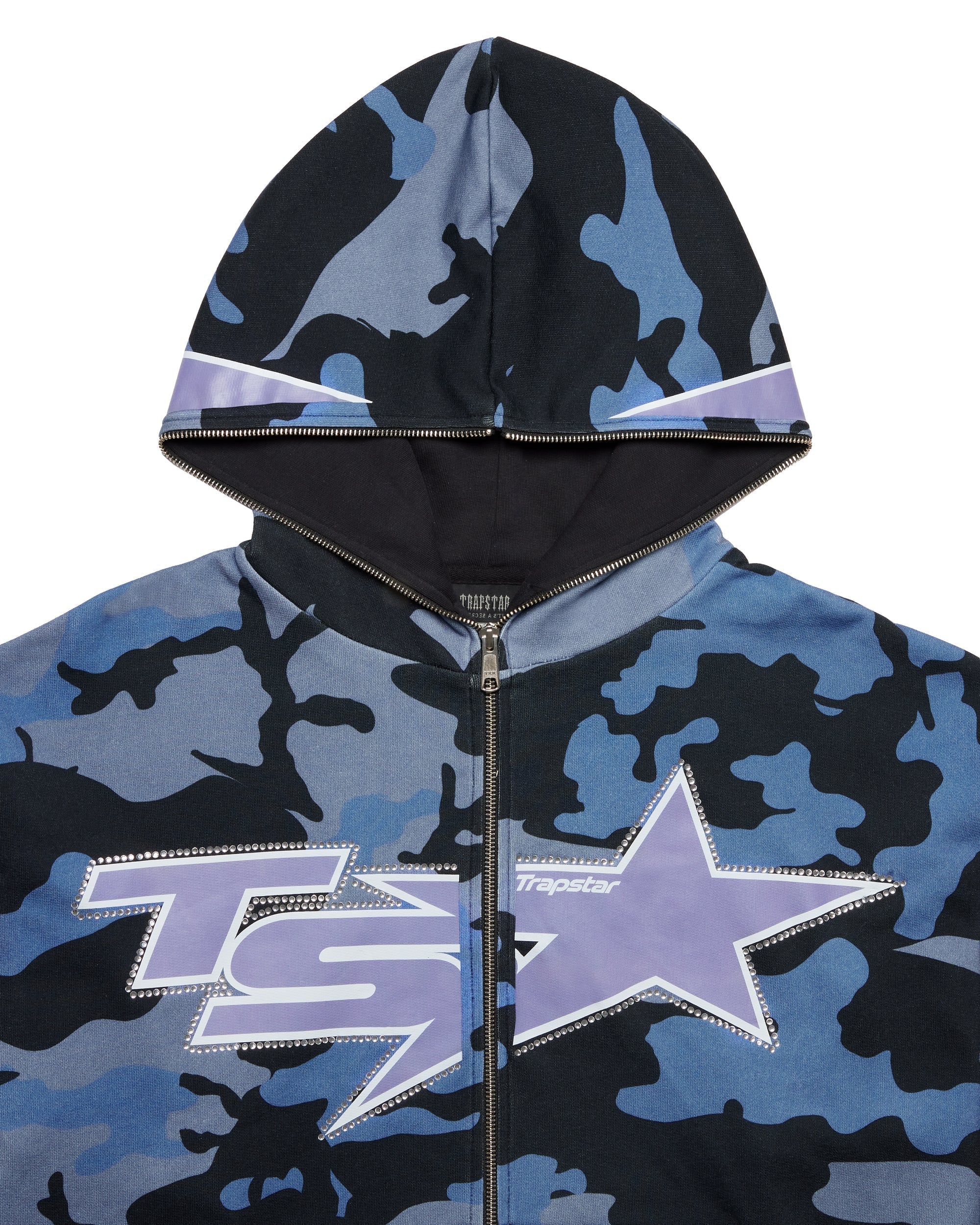 TS STAR CAMO HOODIE - BLUE*