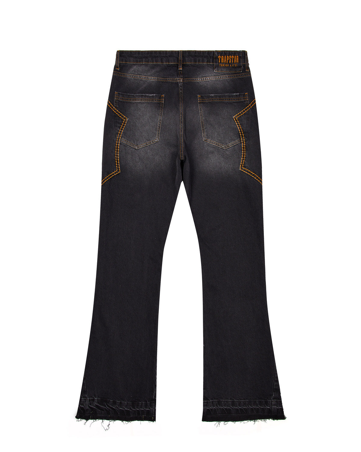 IRONGATE T PANEL DENIM JEANS - WASHED BLACK*