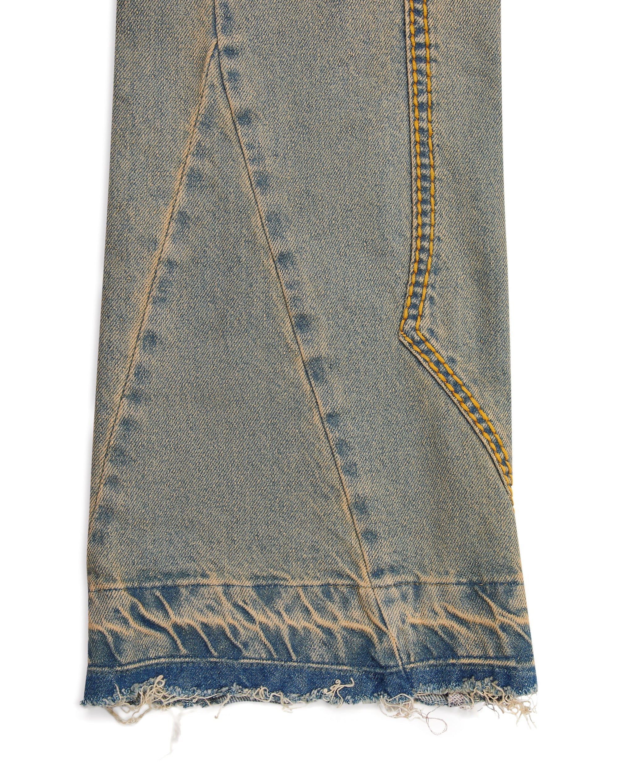 IRONGATE PANEL DENIM JEANS - SANDY BLUE*