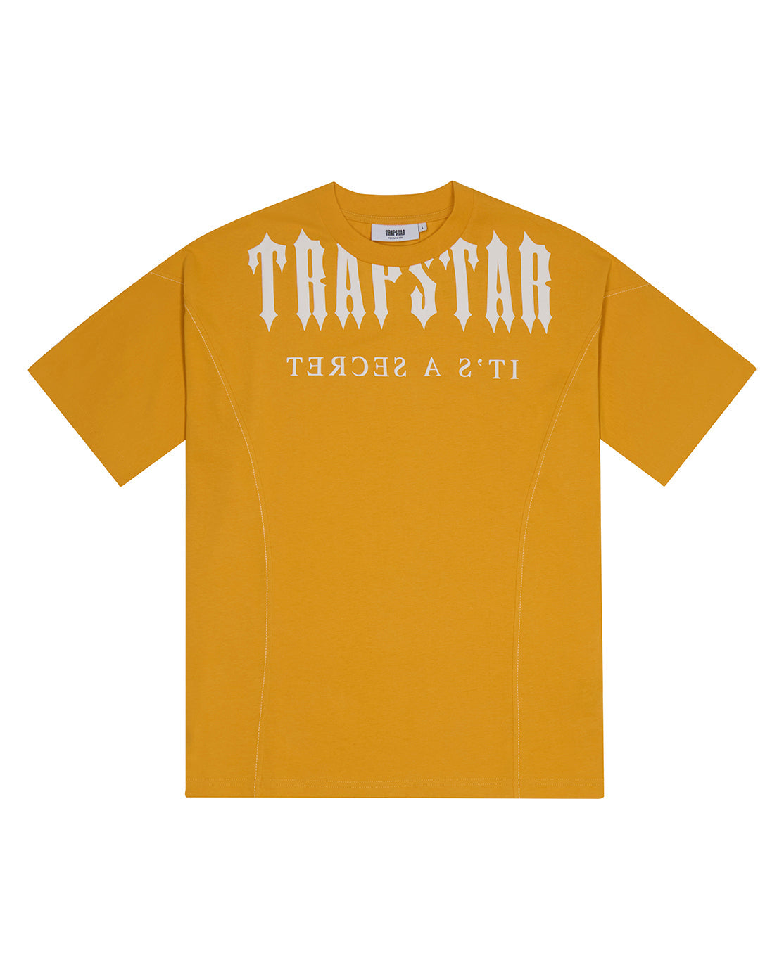 DECONSTRUCTED DECODED TEE - YELLOW/WHITE