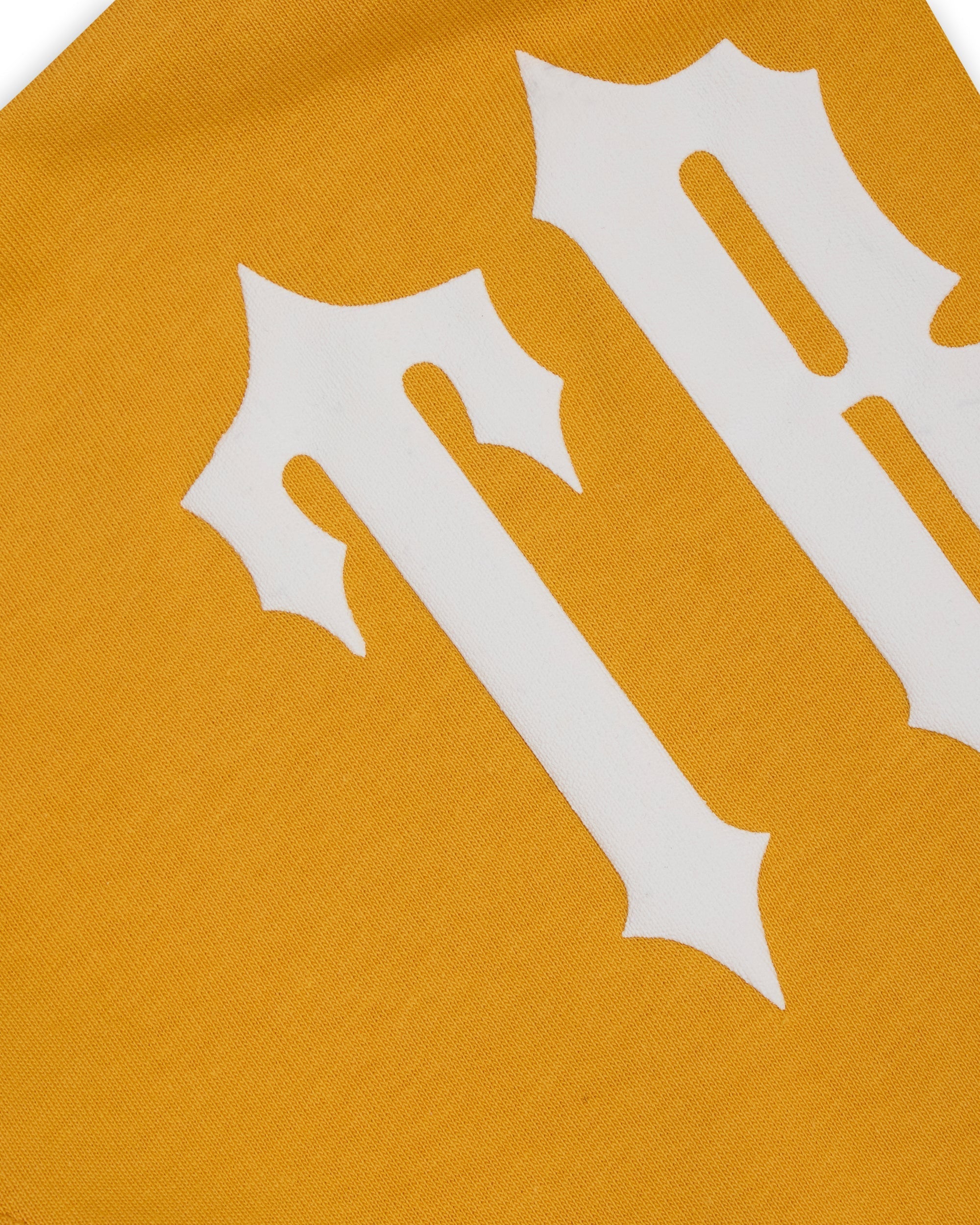 DECONSTRUCTED DECODED TEE - YELLOW/WHITE