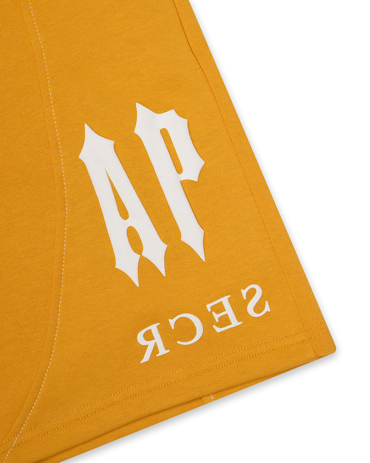 DECONSTRUCTED DECODED SHORTS - YELLOWIWHITE