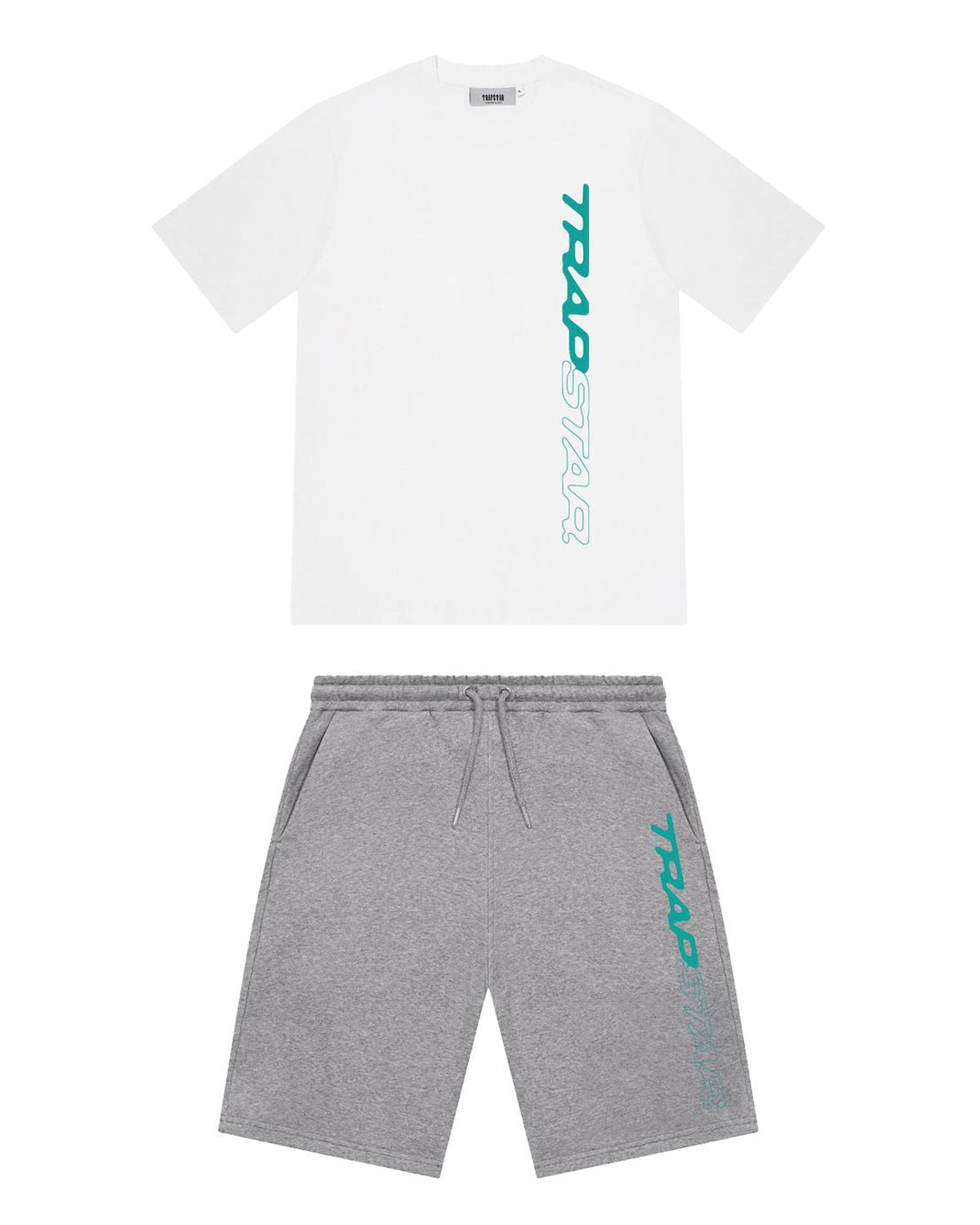 FULL SPEED SHORTS SET - WHITE/GREY*