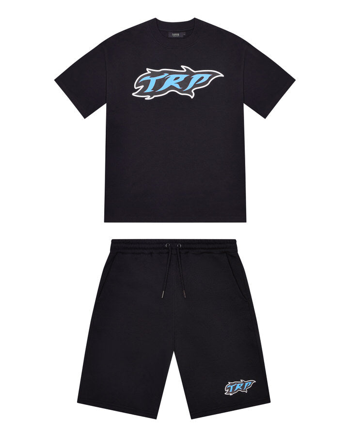 TRP FLAME SHORT SET - BLACK/BLUE