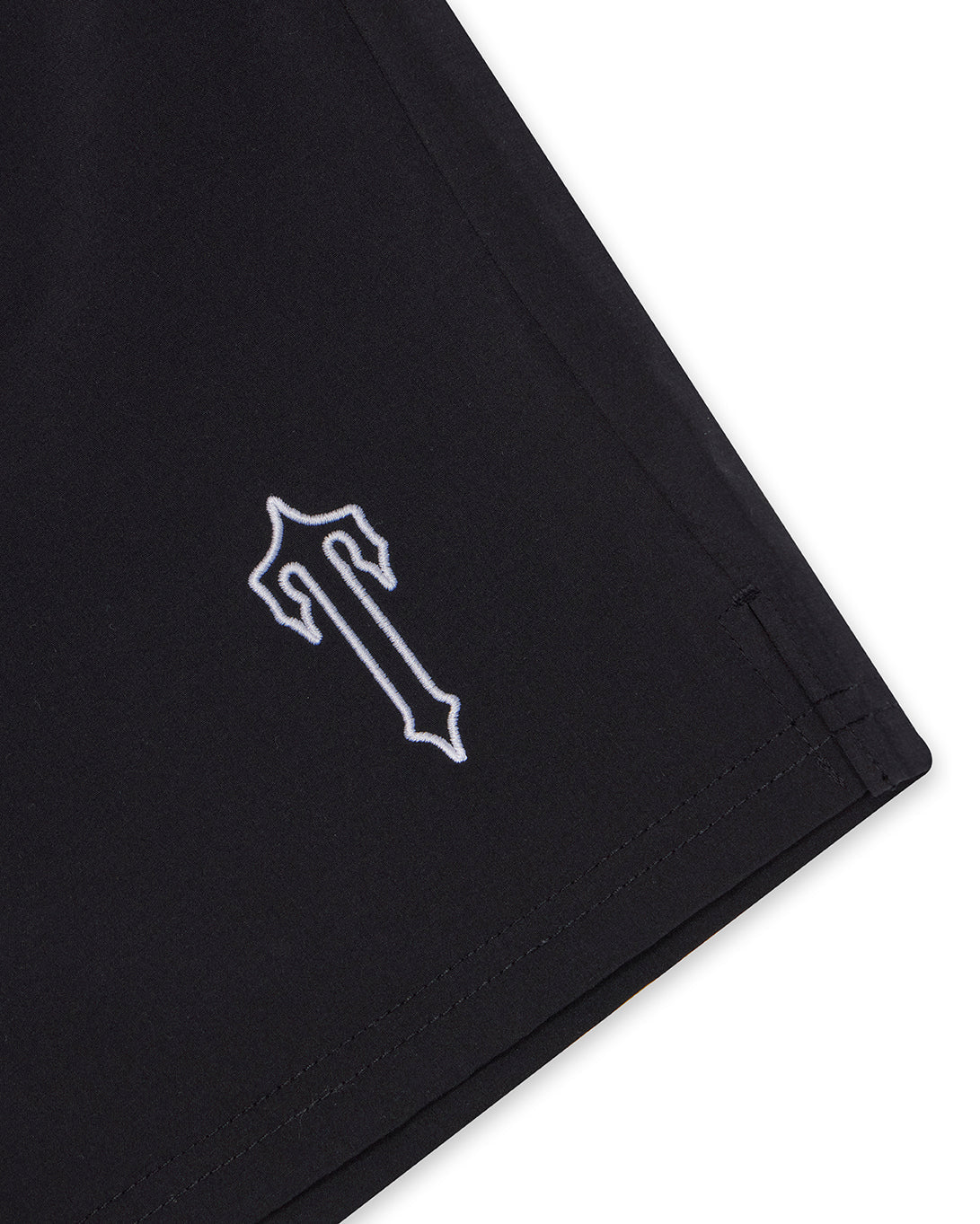 TRACK SHORTS - BLACK/WHITE
